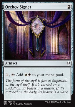Orzhov Signet⁣ - Commander 2016⁣ (Common)⁣ [266]