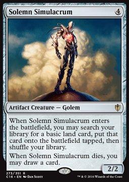 Solemn Simulacrum⁣ - Commander 2016⁣ (Rare)⁣ [273]