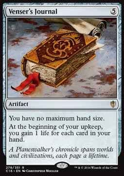 Venser's Journal⁣ - Commander 2016⁣ (Rare)⁣ [279]