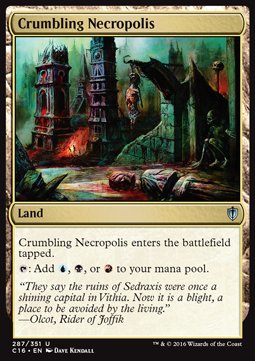 Crumbling Necropolis⁣ - Commander 2016⁣ (Uncommon)⁣ [287]