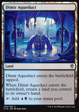 Dimir Aqueduct⁣ - Commander 2016⁣ (Uncommon)⁣ [290]