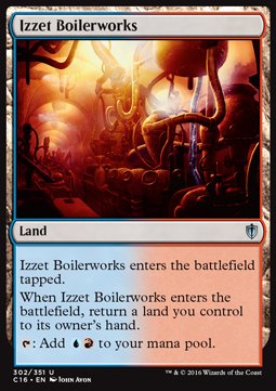 Izzet Boilerworks⁣ - Commander 2016⁣ (Uncommon)⁣ [302]