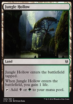 Jungle Hollow⁣ - Commander 2016⁣ (Common)⁣ [303]