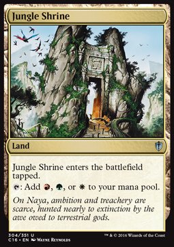 Jungle Shrine⁣ - Commander 2016⁣ (Uncommon)⁣ [304]
