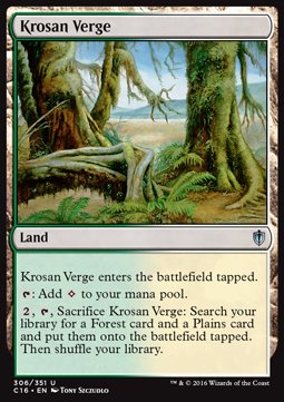 Krosan Verge⁣ - Commander 2016⁣ (Uncommon)⁣ [306]