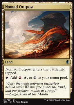 Nomad Outpost⁣ - Commander 2016⁣ (Uncommon)⁣ [311]