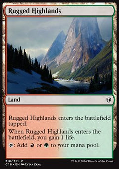 Rugged Highlands⁣ - Commander 2016⁣ (Common)⁣ [318]
