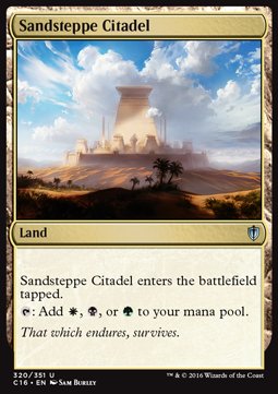 Sandsteppe Citadel⁣ - Commander 2016⁣ (Uncommon)⁣ [320]