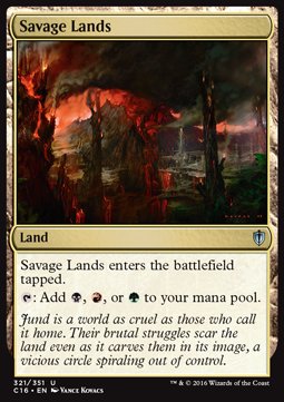 Savage Lands⁣ - Commander 2016⁣ (Uncommon)⁣ [321]