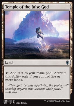 Temple of the False God⁣ - Commander 2016⁣ (Uncommon)⁣ [331]