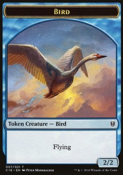 Bird Token (U 2/2) / Ogre Token (R 3/3)⁣ - Commander 2016⁣ (Token)⁣ [T 7/13]