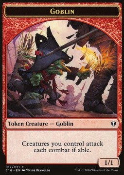 Goblin Token (R 1/1) / Zombie Token (B 2/2)⁣ - Commander 2016⁣ (Token)⁣ [T 11/12]
