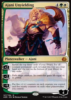 Ajani Unyielding⁣ - Aether Revolt⁣ (Mythic)⁣ [127]