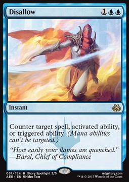 Disallow⁣ - Aether Revolt⁣ (Rare)⁣ [31]