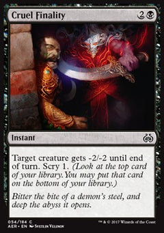 Cruel Finality⁣ - Aether Revolt⁣ (Common)⁣ [54]