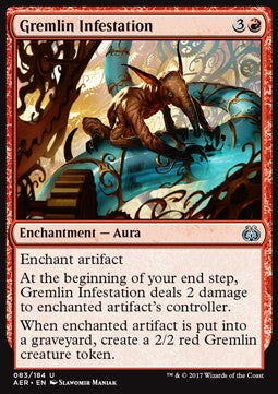 Gremlin Infestation⁣ - Aether Revolt⁣ (Uncommon)⁣ [83]