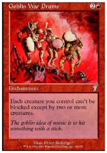 Goblin War Drums - Seventh Edition (Uncommon) [7ED-194]