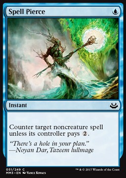 Spell Pierce⁣ - Modern Masters 2017⁣ (Common)⁣ [51]