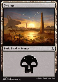 Swamp (V.3)⁣ - Amonkhet⁣ (Land)⁣ [262]