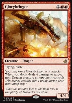 Glorybringer⁣ - Amonkhet⁣ (Rare)⁣ [134]