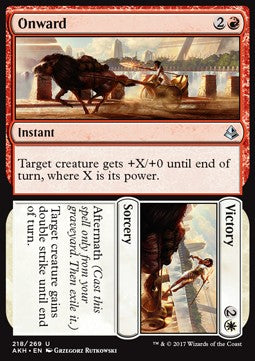 Onward // Victory⁣ - Amonkhet⁣ (Uncommon)⁣ [218]