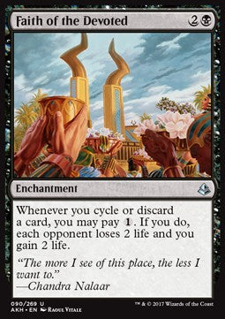 Faith of the Devoted⁣ - Amonkhet⁣ (Uncommon)⁣ [90]