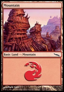 Mountain (V.1) - Mirrodin (Land) [MRD-299]