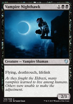 Vampire Nighthawk⁣ - Commander 2017⁣ (Uncommon)⁣ [129]