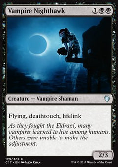 Vampire Nighthawk⁣ - Commander 2017⁣ (Uncommon)⁣ [129]