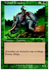 Trained Armodon⁣ - Seventh Edition⁣ (Common)⁣ [275]