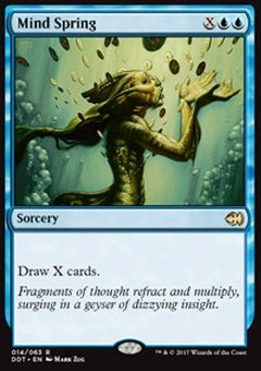 Mind Spring⁣ - Duel Decks: Merfolk vs. Goblins⁣ (Rare)⁣ [14]