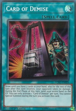 Card of Demise - Legendary Collection Kaiba Mega Pack (Secret Rare) [LCKC-029]