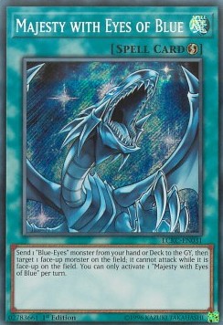 Majesty with Eyes of Blue - Legendary Collection Kaiba Mega Pack (Secret Rare) [LCKC-031]