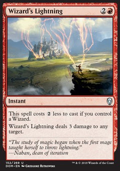 Wizard's Lightning⁣ - Dominaria⁣ (Uncommon)⁣ [152]
