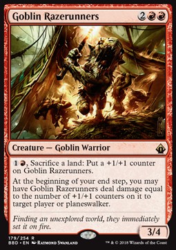 Goblin Razerunners⁣ - Battlebond⁣ (Rare)⁣ [179]