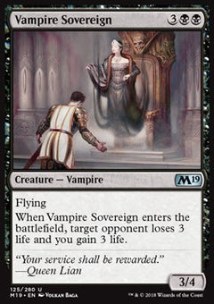 Vampire Sovereign⁣ - Core 2019⁣ (Uncommon)⁣ [125]