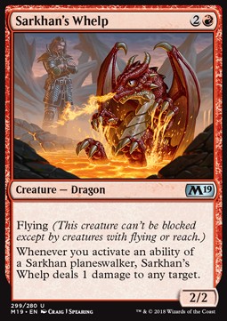 Sarkhan's Whelp⁣ - Core 2019⁣ (Uncommon)⁣ [299]