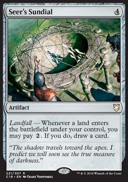 Seer's Sundial⁣ - Commander 2018⁣ (Rare)⁣ [221]