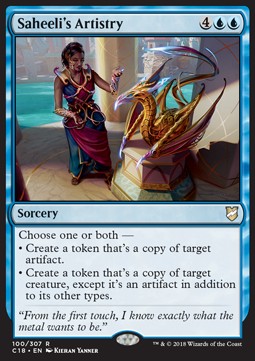 Saheeli's Artistry⁣ - Commander 2018⁣ (Rare)⁣ [100]