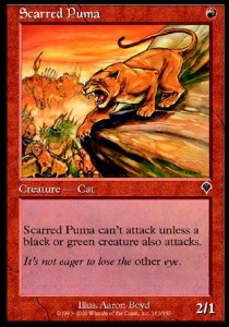 Scarred Puma⁣ - Invasion⁣ (Common)⁣ [163]