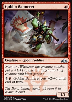 Goblin Banneret⁣ - Guilds of Ravnica⁣ (Uncommon)⁣ [102]