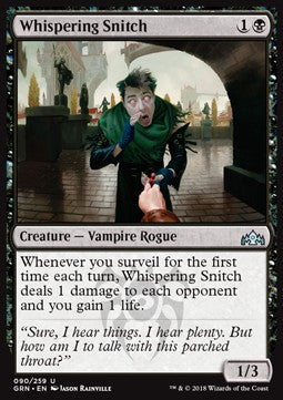 Whispering Snitch⁣ - Guilds of Ravnica⁣ (Uncommon)⁣ [90]