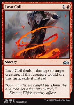 Lava Coil⁣ - Guilds of Ravnica⁣ (Uncommon)⁣ [108]