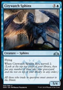 Citywatch Sphinx⁣ - Guilds of Ravnica⁣ (Uncommon)⁣ [33]