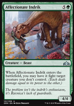 Affectionate Indrik⁣ - Guilds of Ravnica⁣ (Uncommon)⁣ [121]