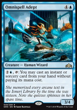 Omnispell Adept⁣ - Guilds of Ravnica⁣ (Rare)⁣ [49]