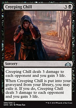 Creeping Chill⁣ - Guilds of Ravnica⁣ (Uncommon)⁣ [66]