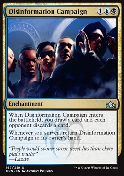 Disinformation Campaign⁣ - Guilds of Ravnica⁣ (Uncommon)⁣ [167]