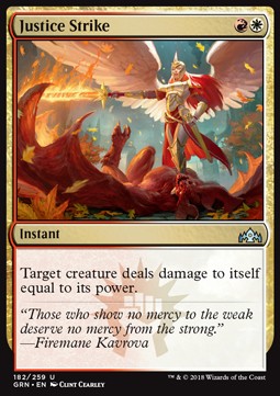 Justice Strike⁣ - Guilds of Ravnica⁣ (Uncommon)⁣ [182]