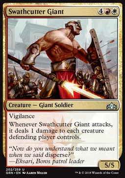 Swathcutter Giant⁣ - Guilds of Ravnica⁣ (Uncommon)⁣ [202]